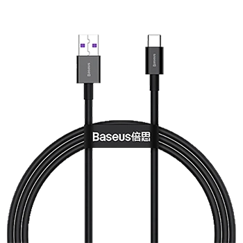 کابل شارژ USB به USB-C باسئوس مدل CATYS-01 طول 1 متر